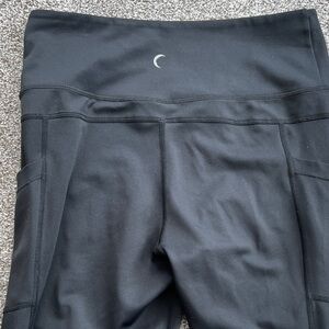 ZYIA Black High-Waist Leggings with Pocket